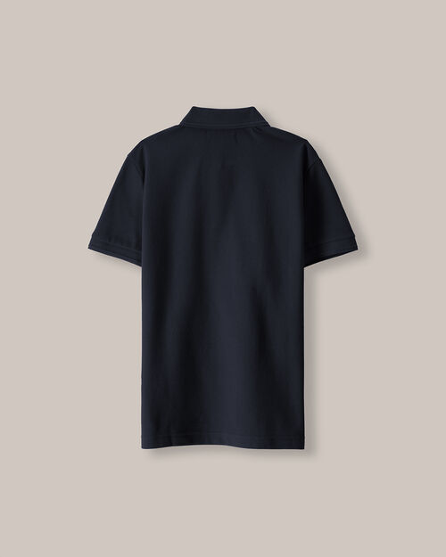 Polo Manga Corta Azul Marino